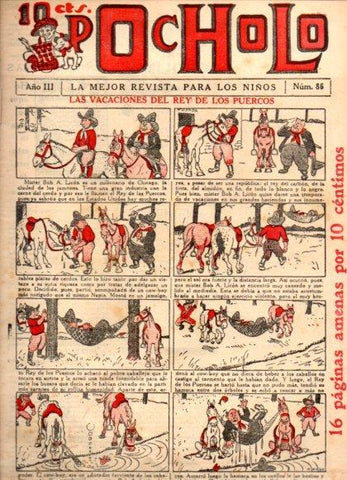 V48965: POCHOLO nº 86. Las vacaciones del rey de los puercos