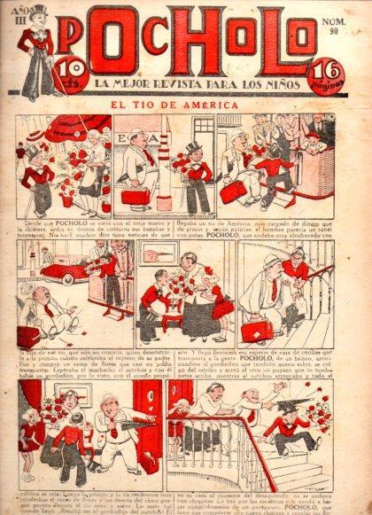 V48963: POCHOLO nº 90. El tio de America
