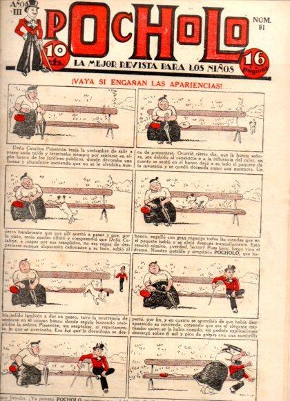 V48962: POCHOLO nº 91. Vaya si engañan las apariencias