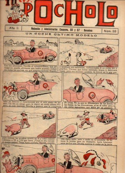 V48954: POCHOLO nº 38. Un coche ultimo modelo