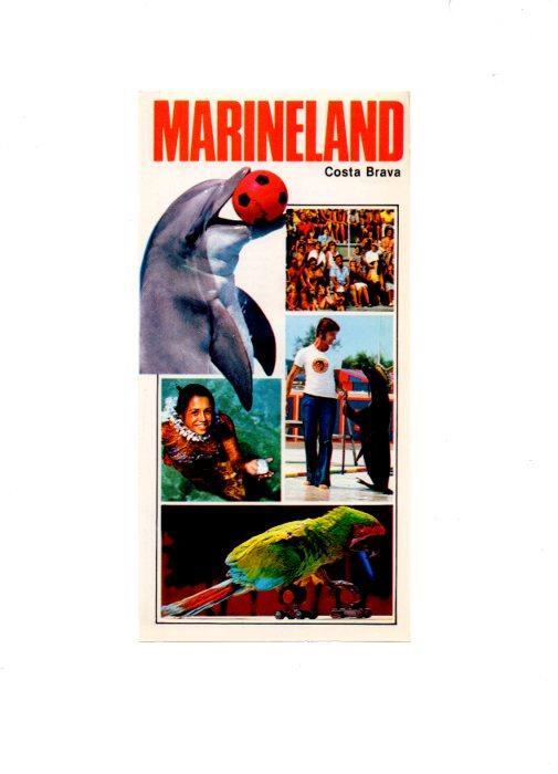 V49136: Marineland en Costa Brava, folleto publicitario