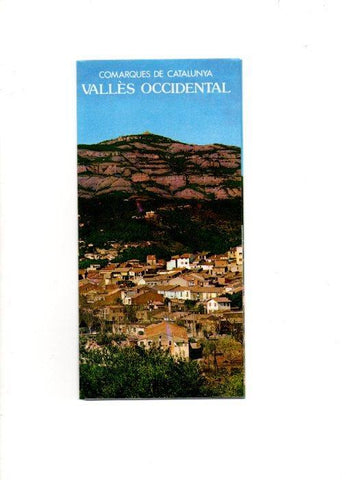 V49138: Valles Occidental, Comarques de Catalunya folleto desplegable