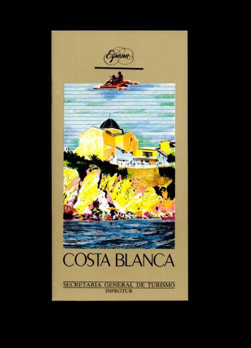 V49142: Costa Blanca folleto publicitario Secretaria General de Turismo
