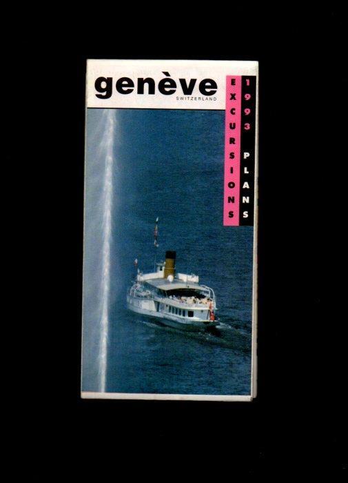 V49147: Geneve mapa desplegable y excursiones 