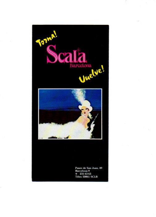 V49132: Scala Barcelona sala de fiestas triptico publicitario