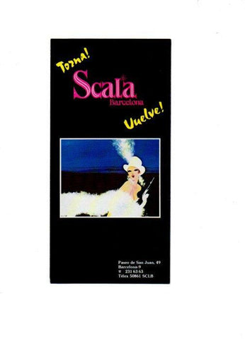 V49132: Scala Barcelona sala de fiestas triptico publicitario