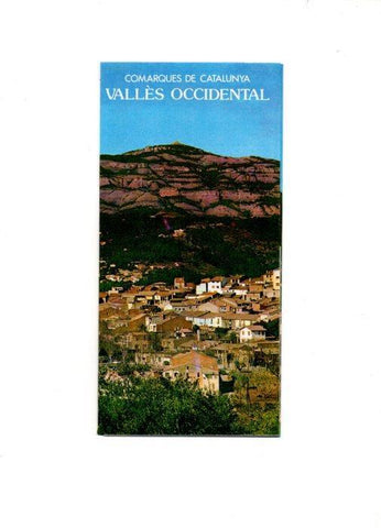 V49128: Valles Occidental, Comarques de Catalunya folleto desplegable