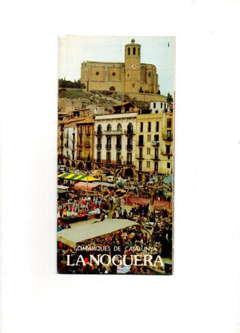 V49121: La Noguera, Comarques de Catalunya folleto desplegable