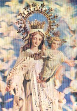 POSTAL PV13174: Nuestra Señora de la Merced. Postal tridimensional