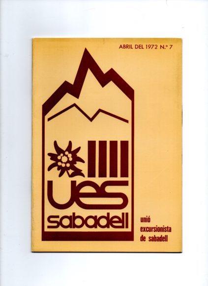 V49076: Unio Excursionista de Sabadell.  Butlleti nº 7 any 1972