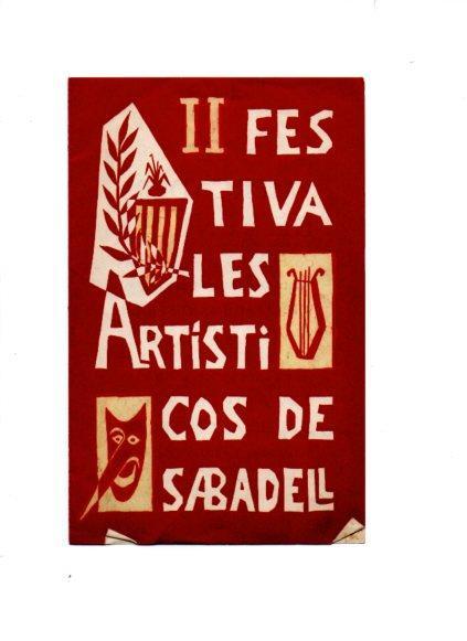 V49062: Programa II Festivales Artisticos de Sabadell 1956