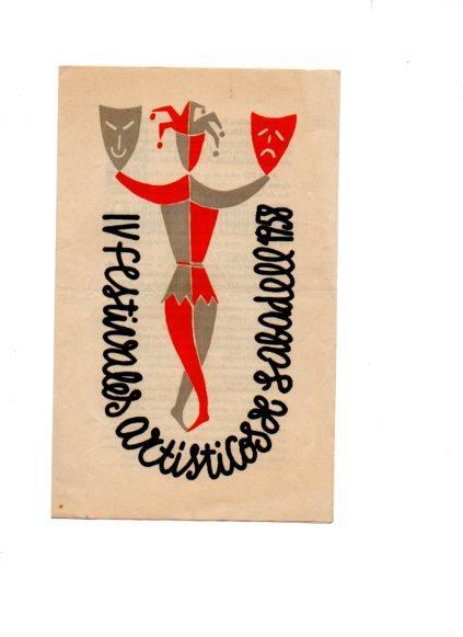 V49054: Programa IV Festivales Artisticos Sabadell 1958