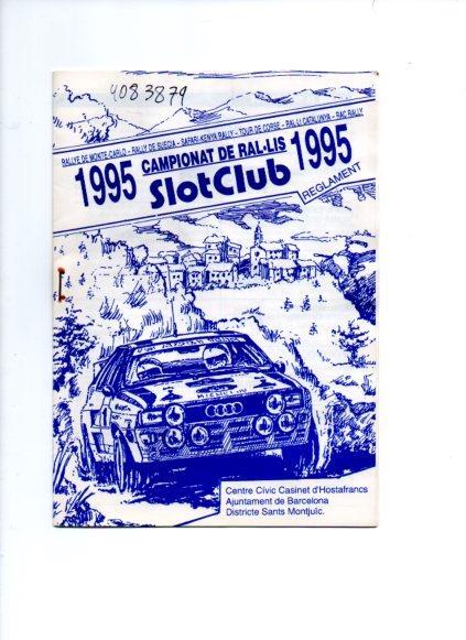 V49051: Reglament Campionat de Ral.lis SlotClub 1995