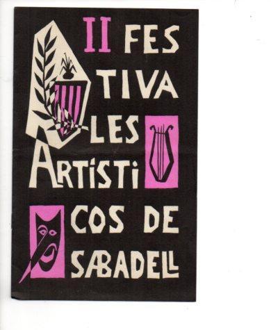 V49050: Programa II Festivales Artisticos de Sabadell 1956