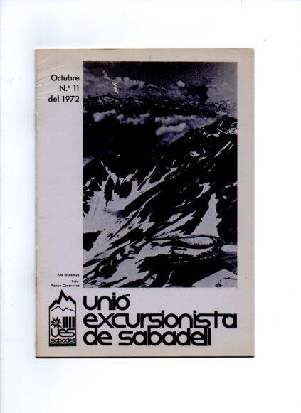 V49080: Unio Excursionista de Sabadell.  Butlleti nº 11 any 1972
