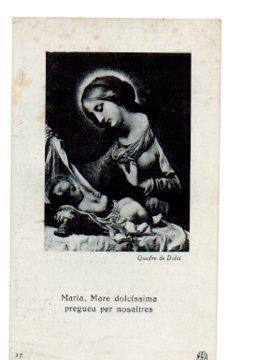 V49091: Estampa Exercicis Espirituals per J. Masdexexart. Congregacio de la Divina Pastora any 1931