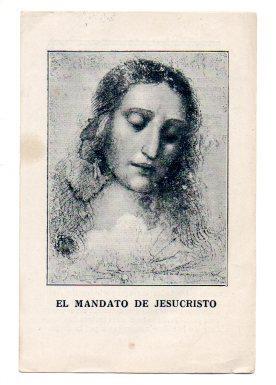 V49093: Diptico religioso El Mandat de Jesucristo