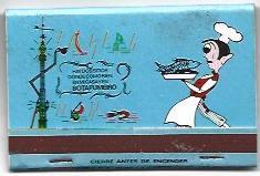 CAJA DE CERILLAS 1: Restaurante Botafumeiro. Barcelona