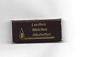 CAJA DE CERILLAS 163: Lucifers Matches