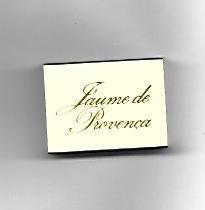 CAJA DE CERILLAS 166: Jaume de Provença Restaurante.  Barcelona