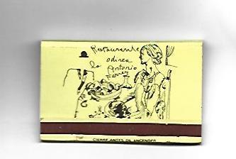 CAJA DE CERILLAS 168: Restaurante La Odisea Antonio Ferrer. Barcelona