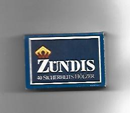 CAJA DE CERILLAS 181: Zundis