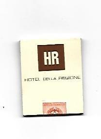 CAJA DE CERILLAS 133: Hotel della Regione. Monza, Italia