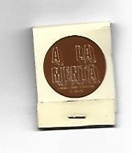 CAJA DE CERILLAS 135: A la menta. Barcelona