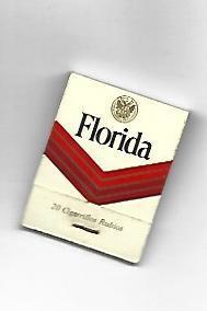 CAJA DE CERILLAS 136: Florida cigarrillos