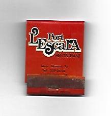CAJA DE CERILLAS 141: Restaurante Port L'Escala. Barcelona