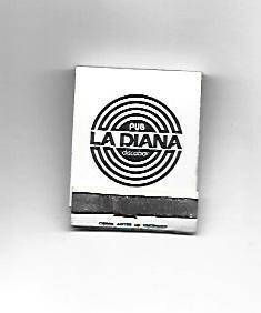 CAJA DE CERILLAS 142: Pub La Diana. Barcelona