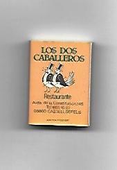 CAJA DE CERILLAS 147: Los Dos Caballeros. Castelldefels