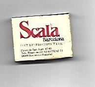 CAJA DE CERILLAS 148: Scala Barcelona