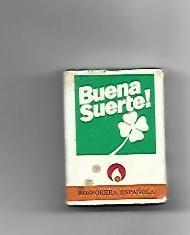 CAJA DE CERILLAS 185: Buena Suerte