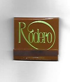 CAJA DE CERILLAS 228: Rodero. Pamplona