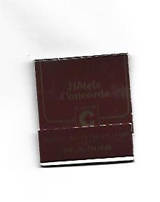 CAJA DE CERILLAS 233: Hotels Concorde
