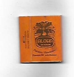 CAJA DE CERILLAS 237: Aloha. Barcelona