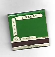 CAJA DE CERILLAS 238: Bingo Tigaday. Las Palmas