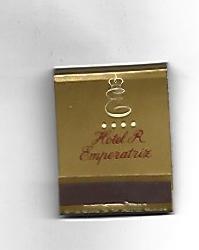 CAJA DE CERILLAS 215: Hotel R. Emperatriz. Madrid