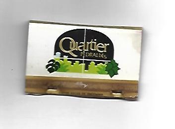 CAJA DE CERILLAS 186: Discoteca Quartier. Barcelona