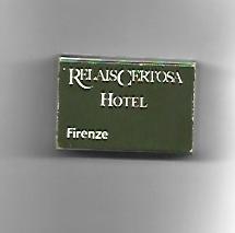 CAJA DE CERILLAS 191: Relais Certosa Hotel. Florencia
