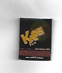 CAJA DE CERILLAS 208: Kaos Pub. Barcelona