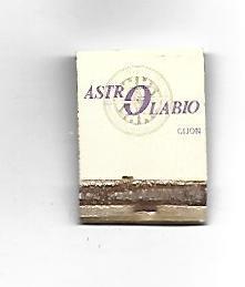 CAJA DE CERILLAS 214: Astrolabio. Gijon