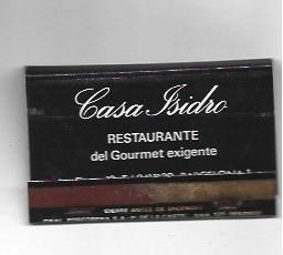 CAJA DE CERILLAS 36: Casa Isidro. El Ciego, La Rioja