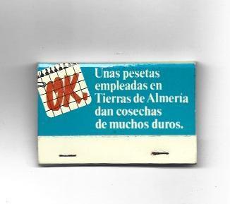 CAJA DE CERILLAS 44: Venta Tierras de Almeria