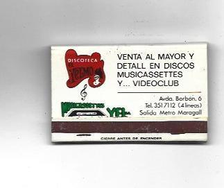 CAJA DE CERILLAS 47: El Yelmo. Barcelona