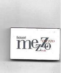 CAJA DE CERILLAS 56: Restaurant Mezzo. Atenas