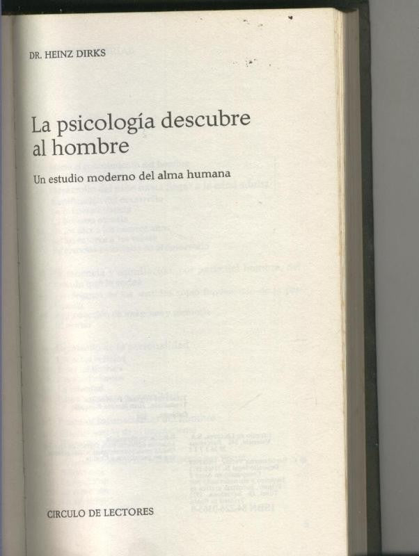 La psicologia descubre al hombre