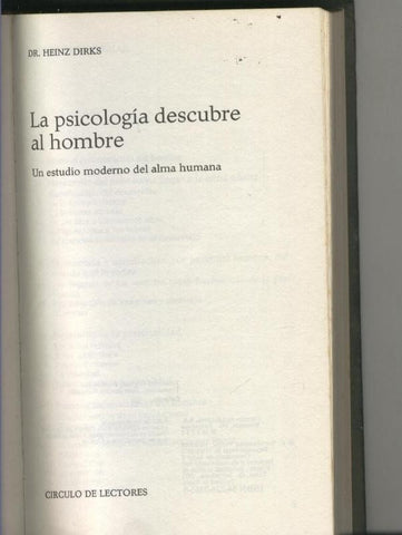 La psicologia descubre al hombre