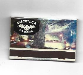 CAJA DE CERILLAS 46: Discoteca La Cova. 